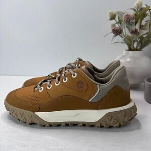 Timberland GreenStride Motion 6 Low Hiking Shoes Wheat Nubuck Brown Men 8.5 NWOB